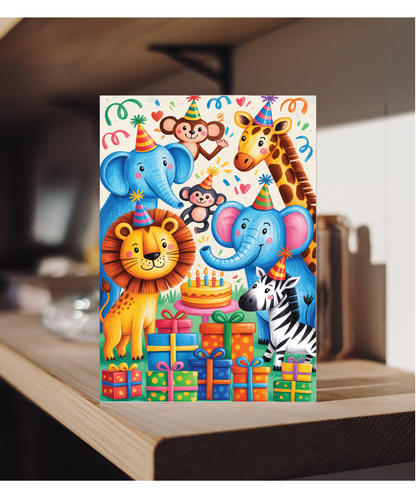 Kids birthday safari animal party