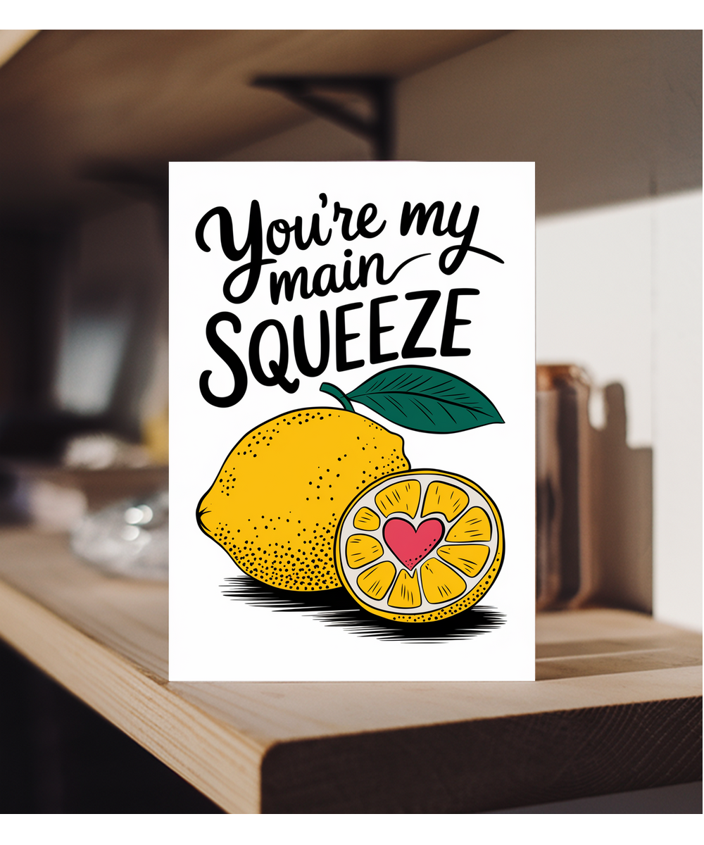 You’re my main squeeze Greeting Card