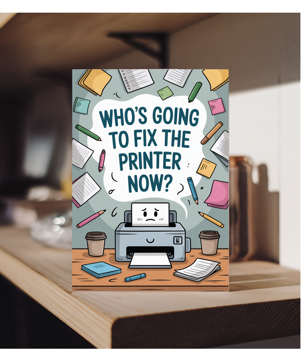 Whose going to fix the printer now