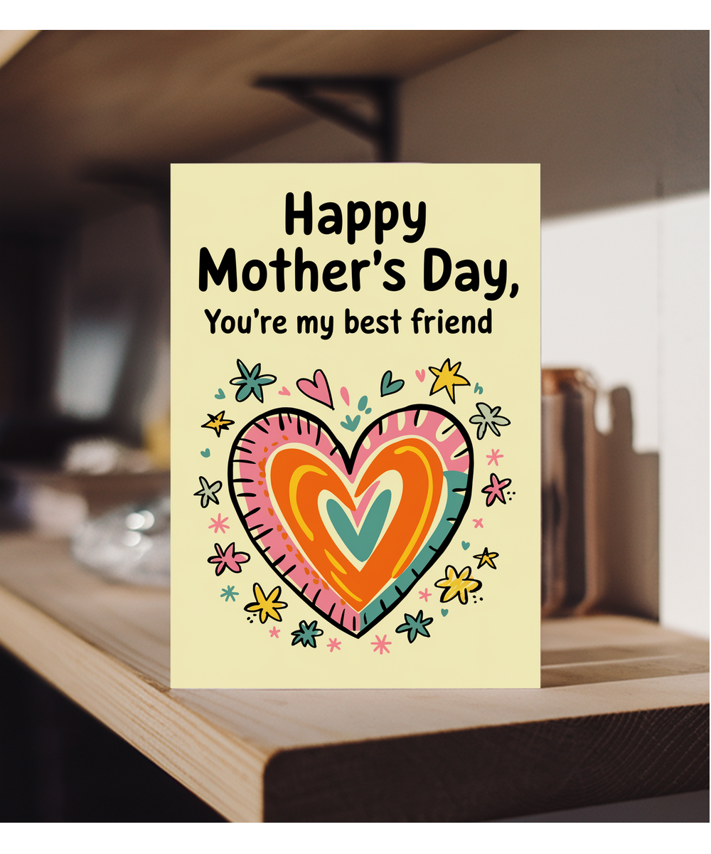 Mothers Day Card You're My Best Friend