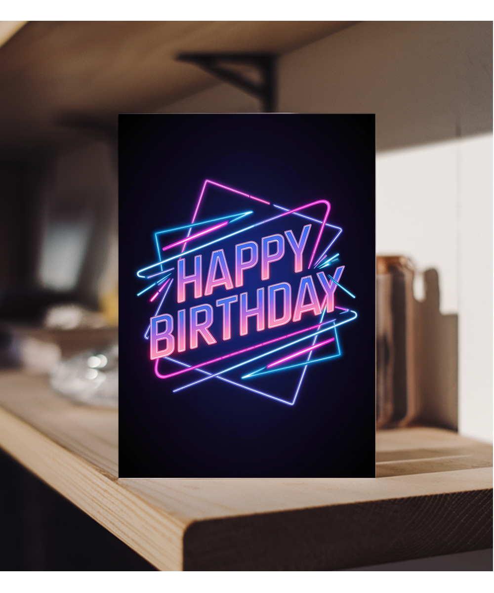 Retro 80s Neon Design