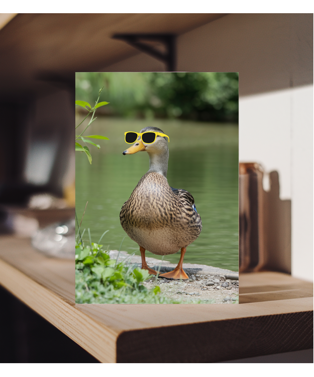 Duck in Bright Yellow Shades