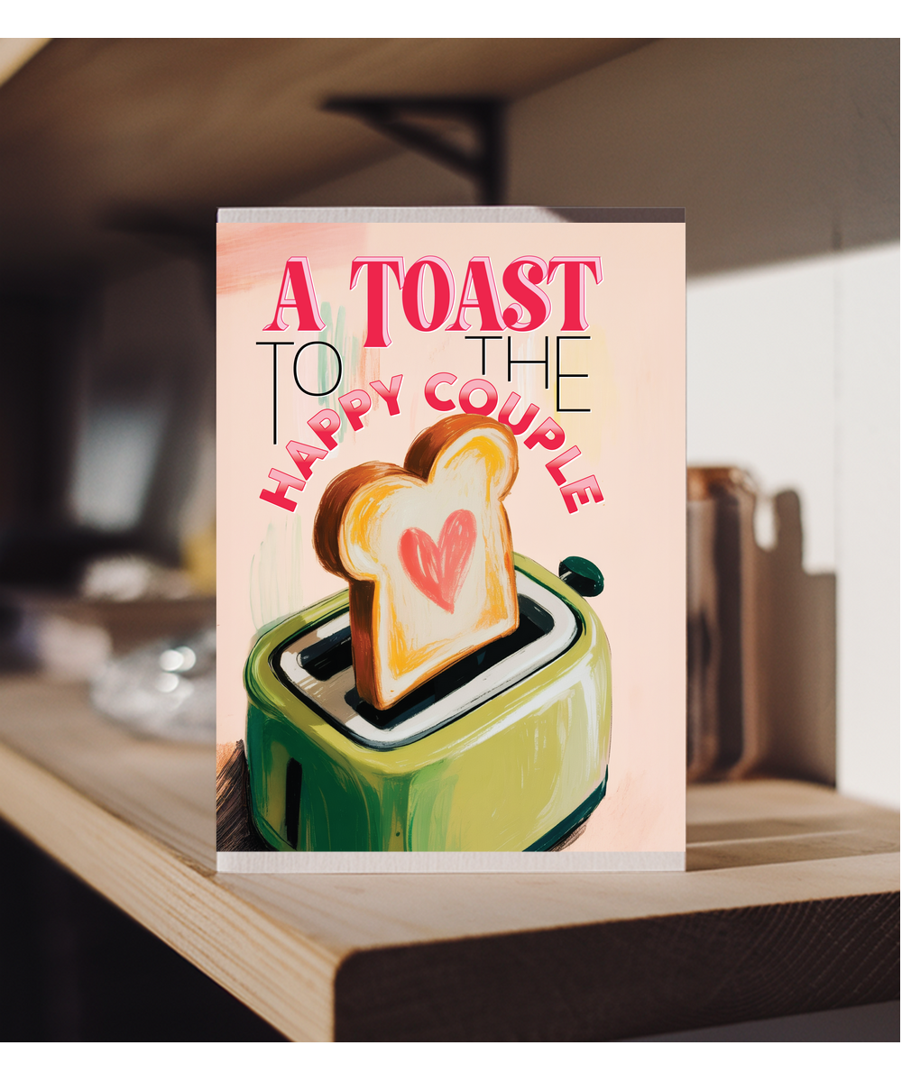 A Toast to the happy couple