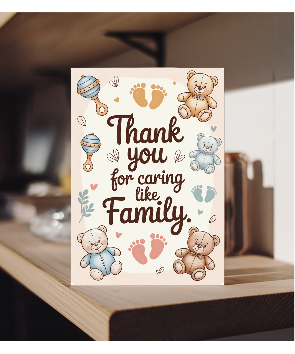 Thank you for caring like family
