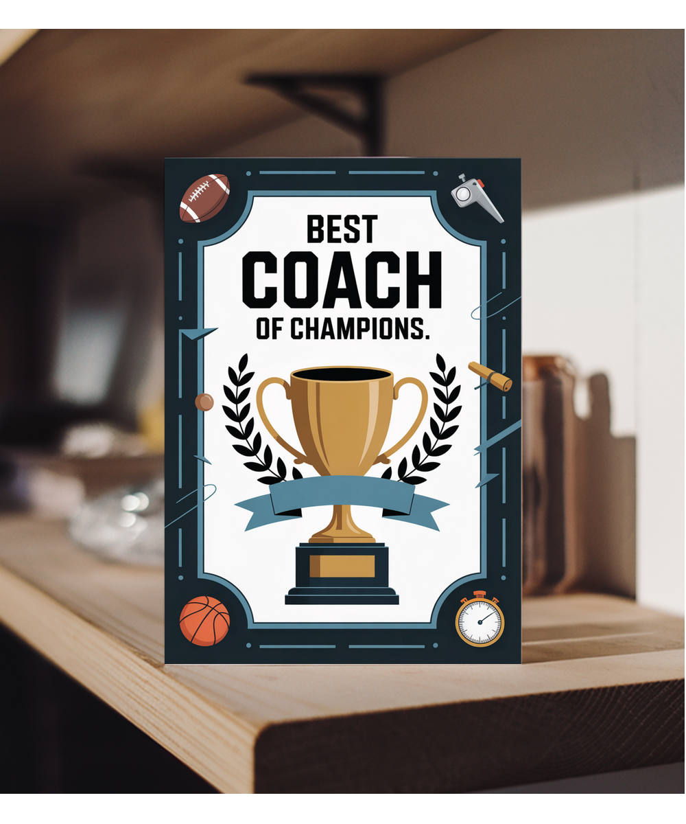 Best coach of champions