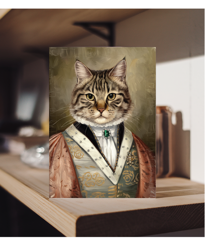 Royal Victorian tabby cat