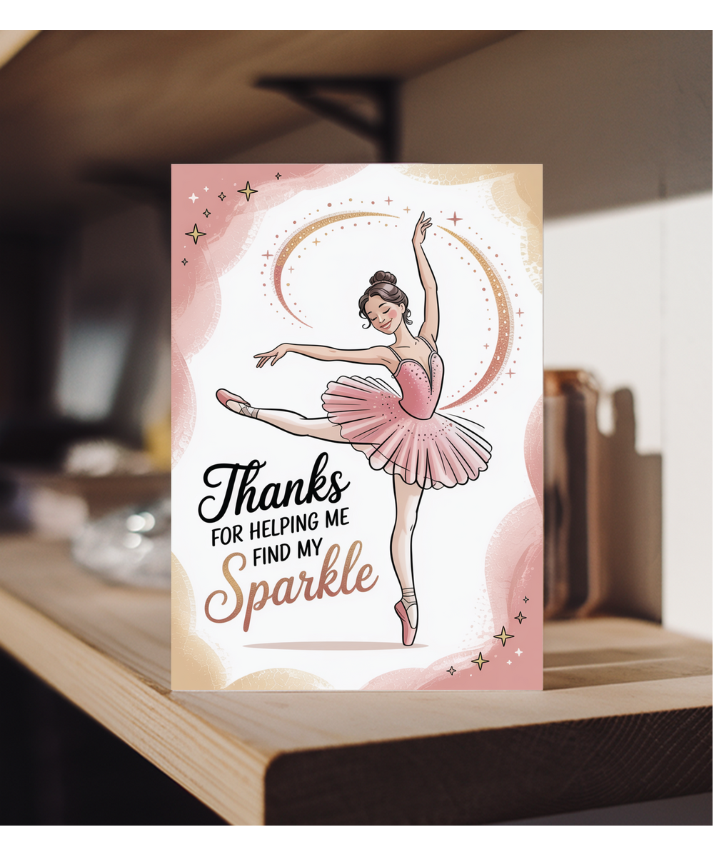 Thanks for helping me find my sparkle pale