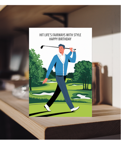 Hit Life’s Fairways with Style Happy Birthday
