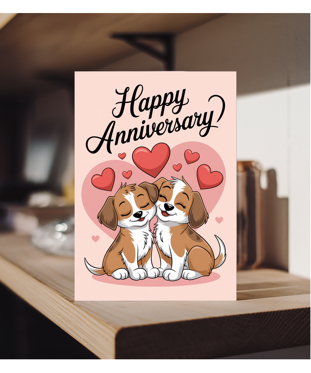 Happy Anniversary - Puppy Couple