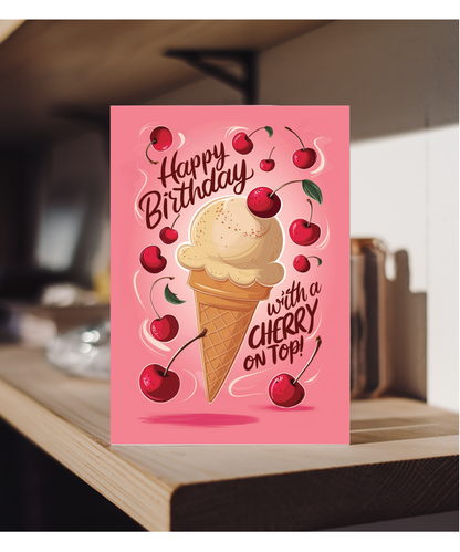 Happy Birthday with a cherry on top