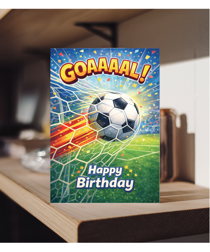 Happy Birthday Football Goal