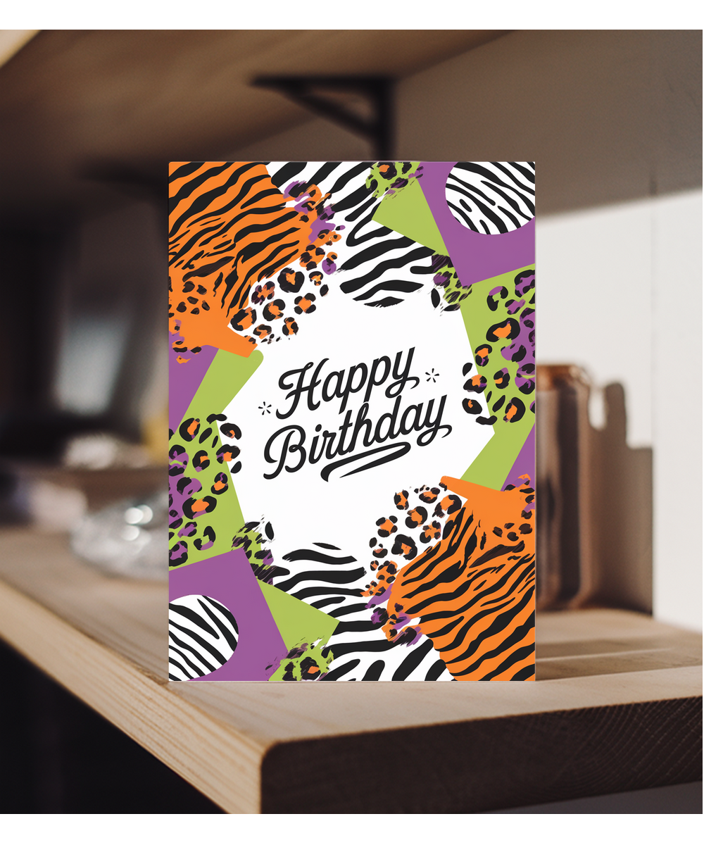 Abstract Animal Prints in Bright Colors