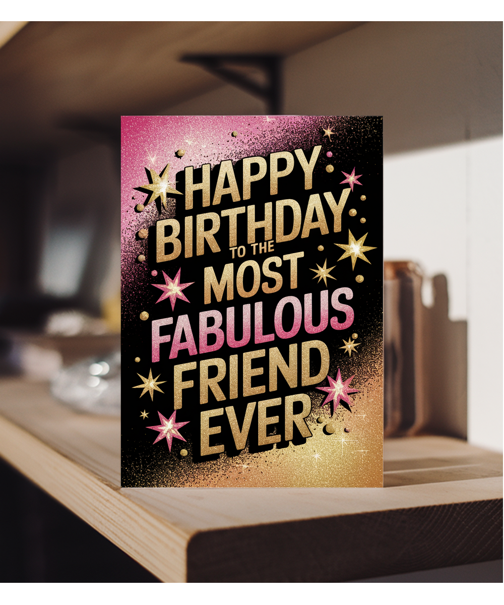 Happy Birthday to the Most Fabulous Friend Ever