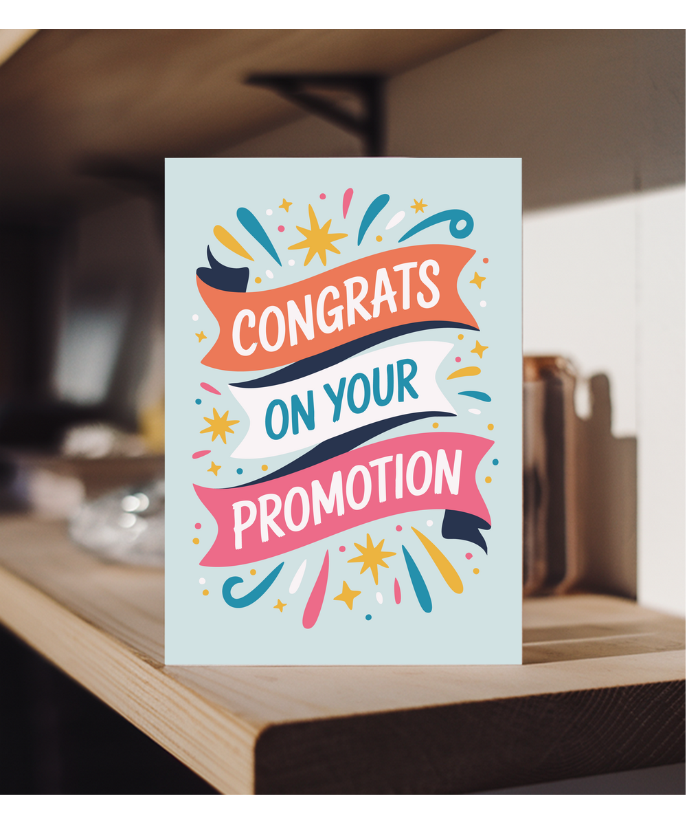 Congrats on your promotion