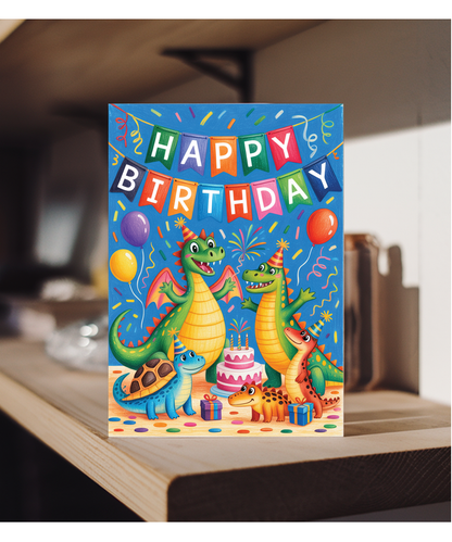 Happy birthday dragon and friends