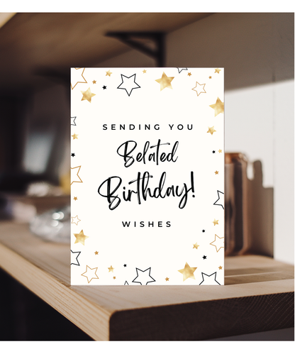 sending you belated birthday wishes