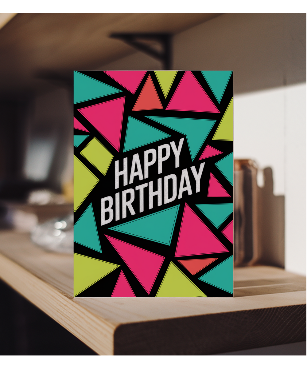 Colorful Triangular Design