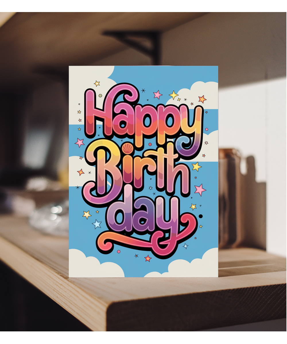 Funky Typography with Gradient Colors