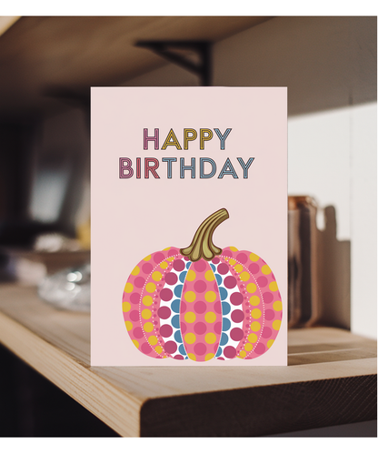 Happy Birthday card Kusama for her