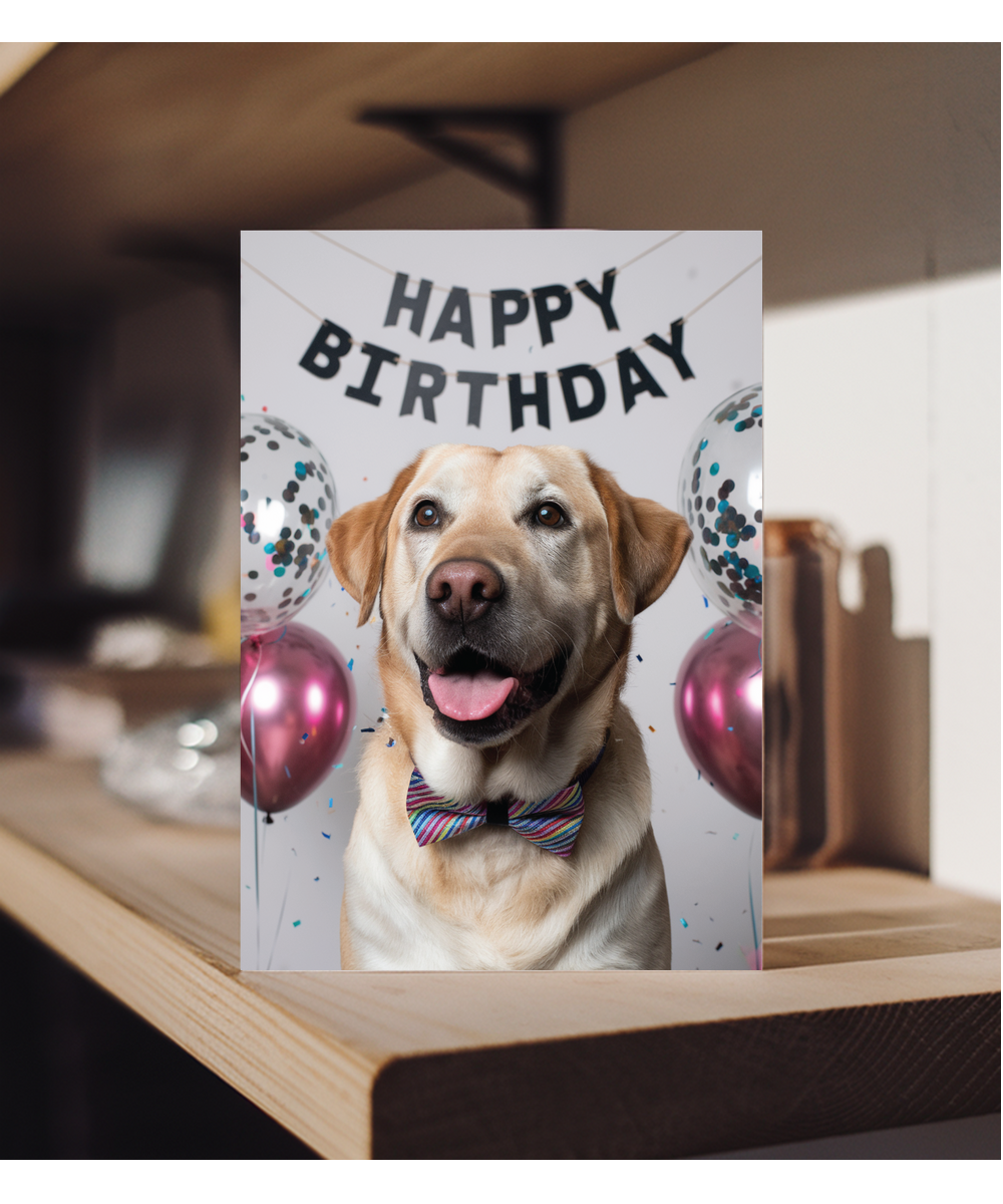 Golden Labdrador Happy birthday