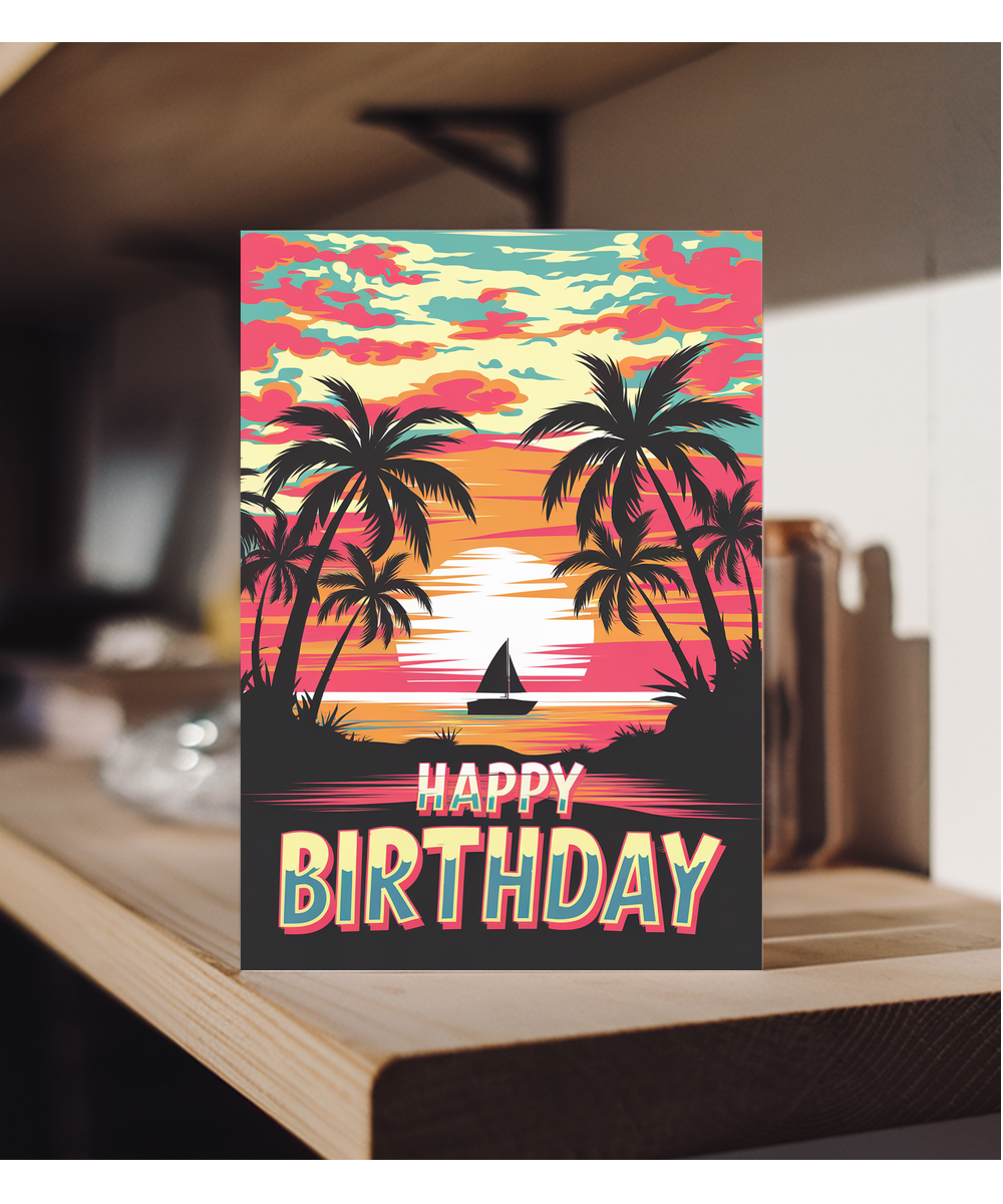 Tropical Palms and Sunset Vibes
