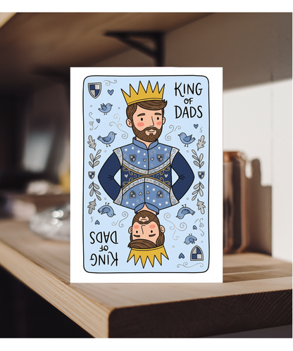 King of Dads father's day Happy Birthday