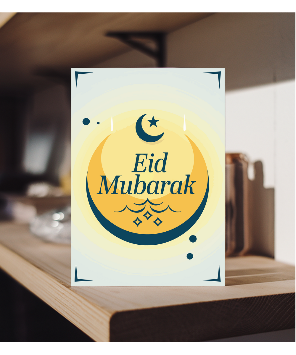 Eid Mubarak moon