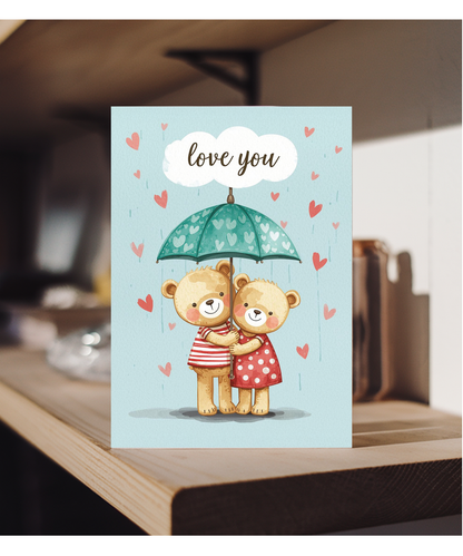 Valentines teddy bears love you
