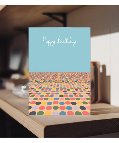 Happy Birthday Card for her Polka dots