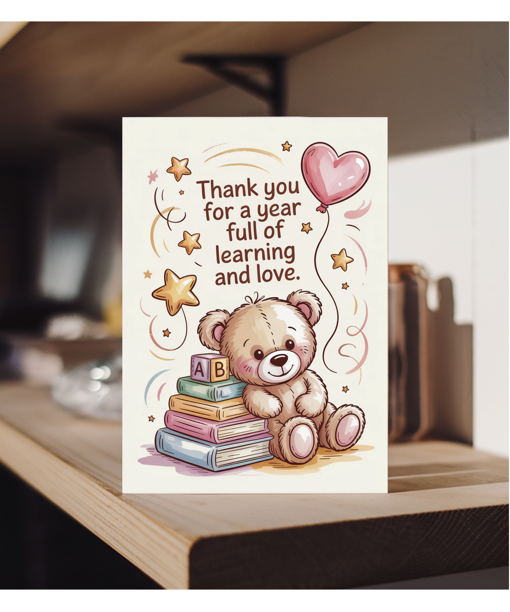 Thank you for a year of learning and love