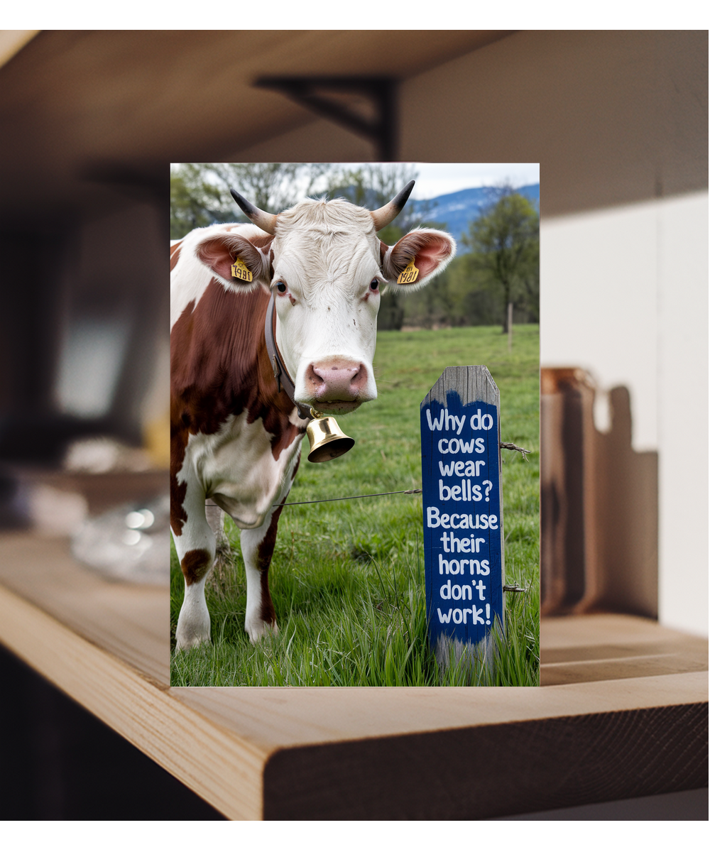 Why do cows wear bells? Because their horns don’t work!