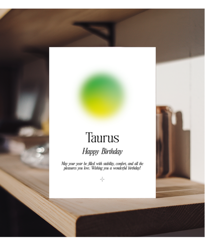 Happy Birthday Taurus Star Sign