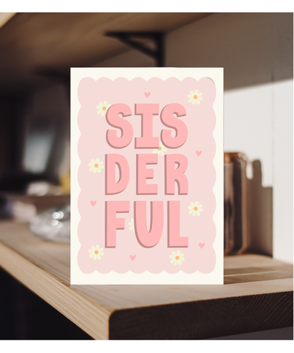 sisterful daisies and hearts