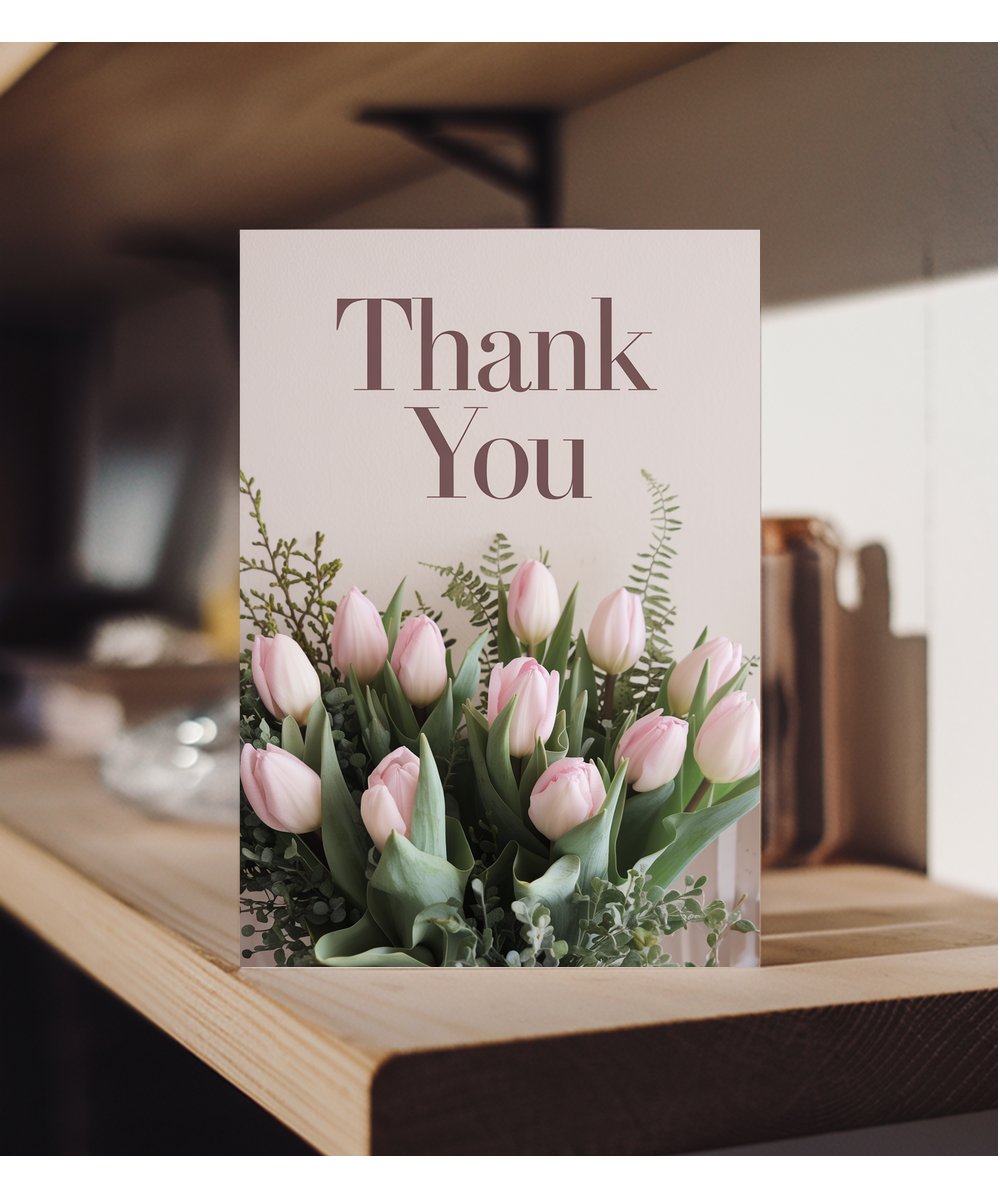 Thank You - Elegant Tulips