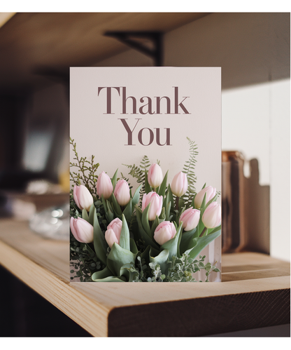 Thank You - Elegant Tulips