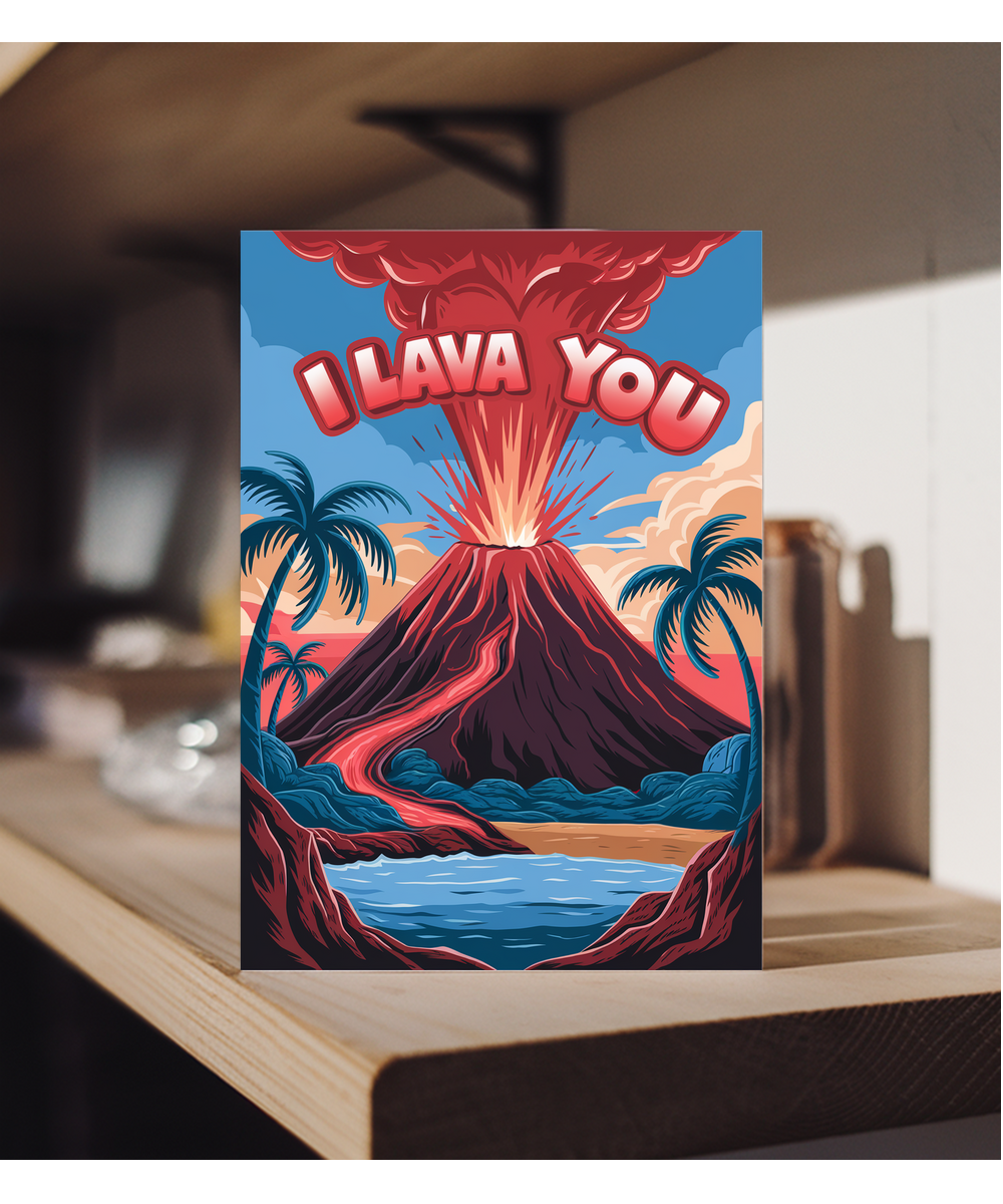 I lava you Greeting Card