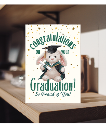 Congratulations on Your Graduation Bunny