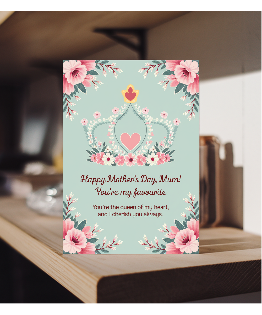 Mother's Day Card Mum You're My Favourite