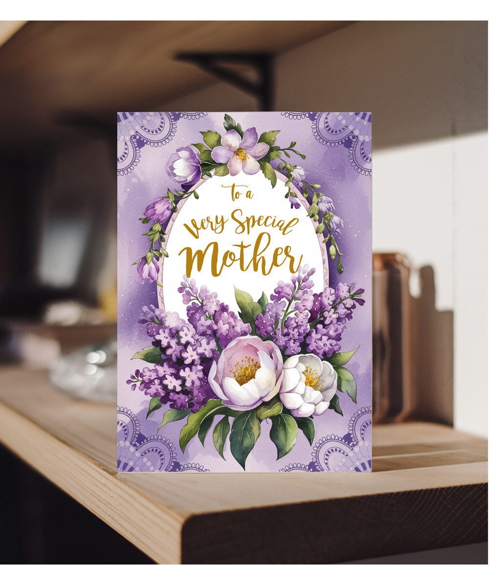 Violet Theme for a Very Special Mother