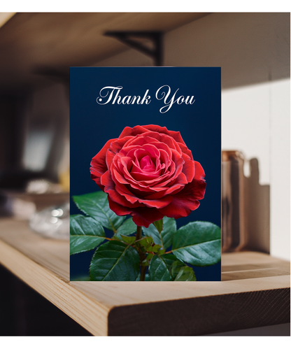 Thank You - Red Rose Elegance