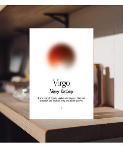 Happy Birthday Virgo Star Sign