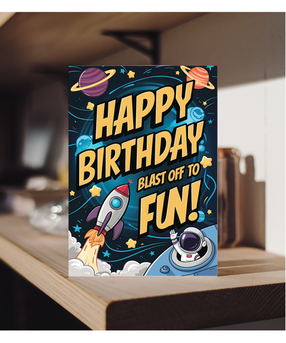 Happy Birthday! Blast Off to Fun!