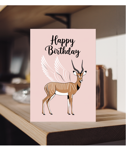 Birthday Card Impala with wings