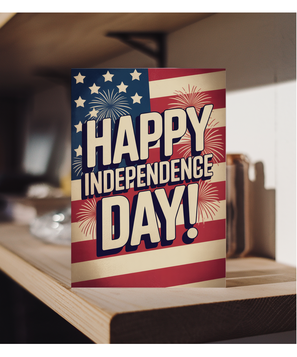 Happy Independance Day Flag