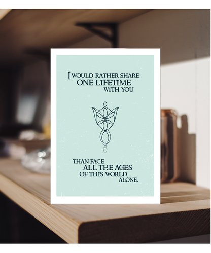 Romantic Quote Share a Lifetime With You
