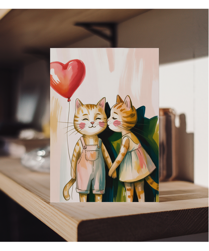 Valentines Kitties in love