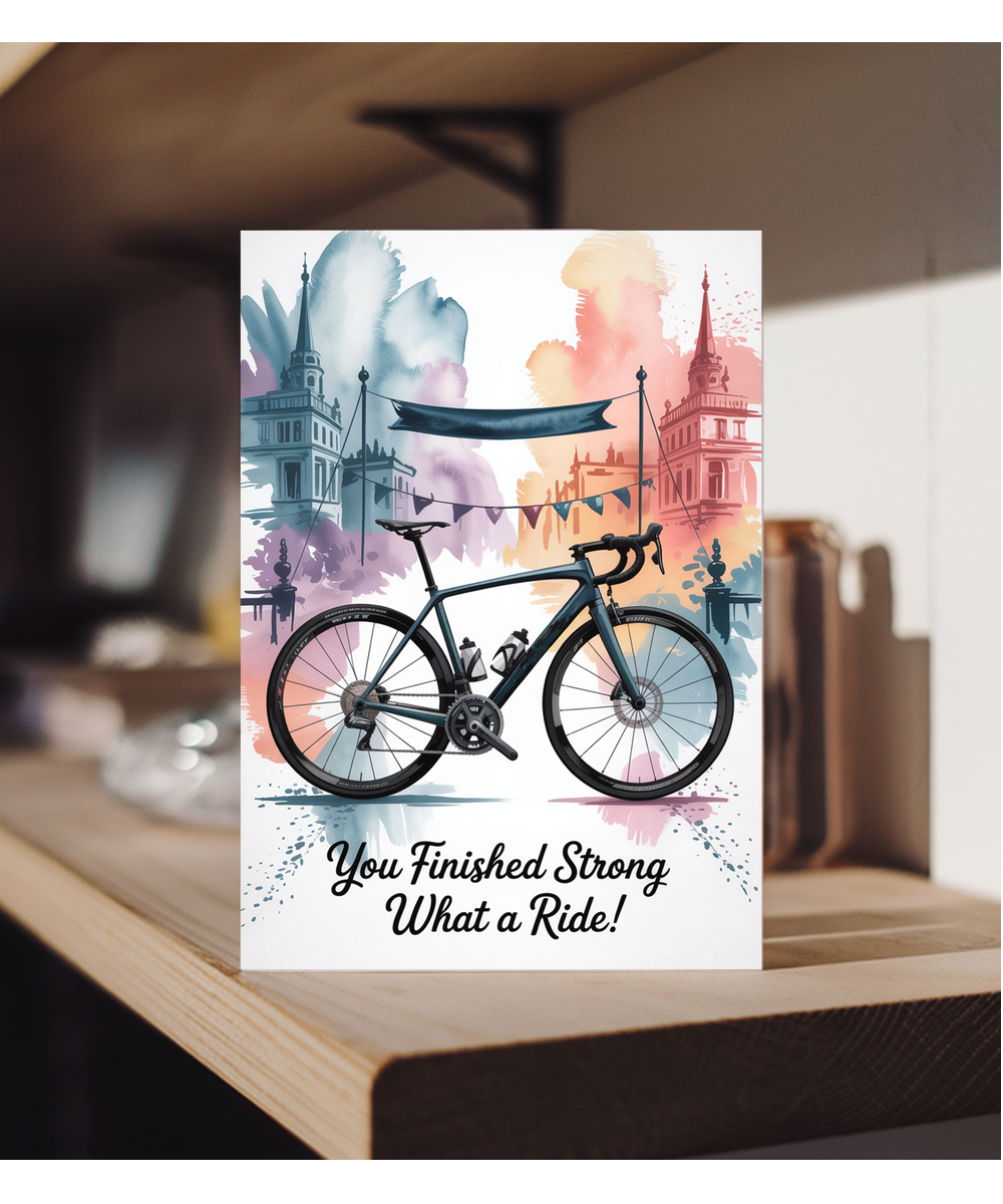 you finished strong, what a ride