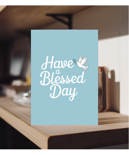 Have a Blessed Day Card thank you Olive Branch