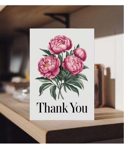 Thank You - Pink Peony Bouquet