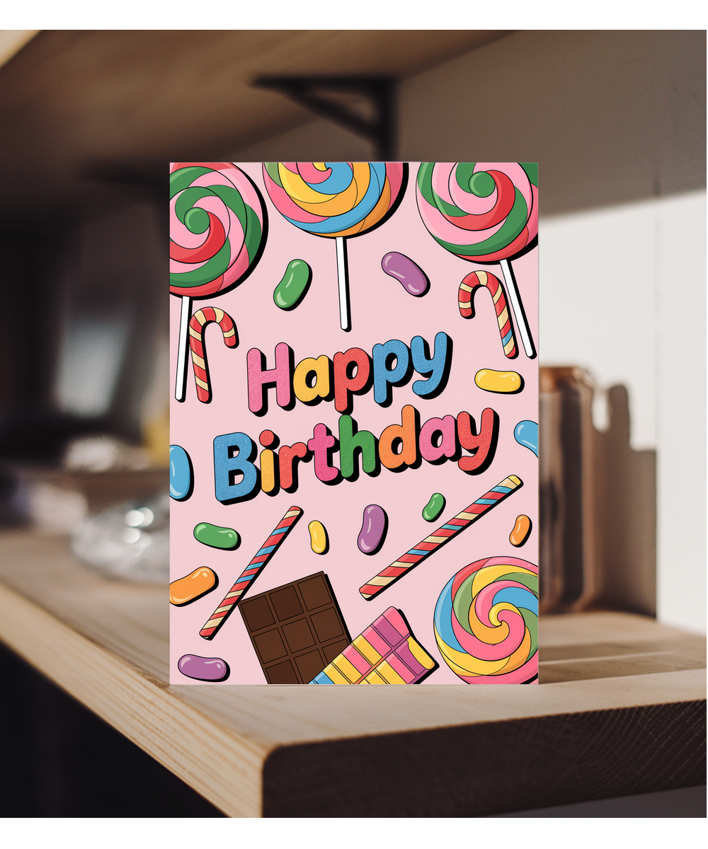 Lollipop and Candy-Themed Design